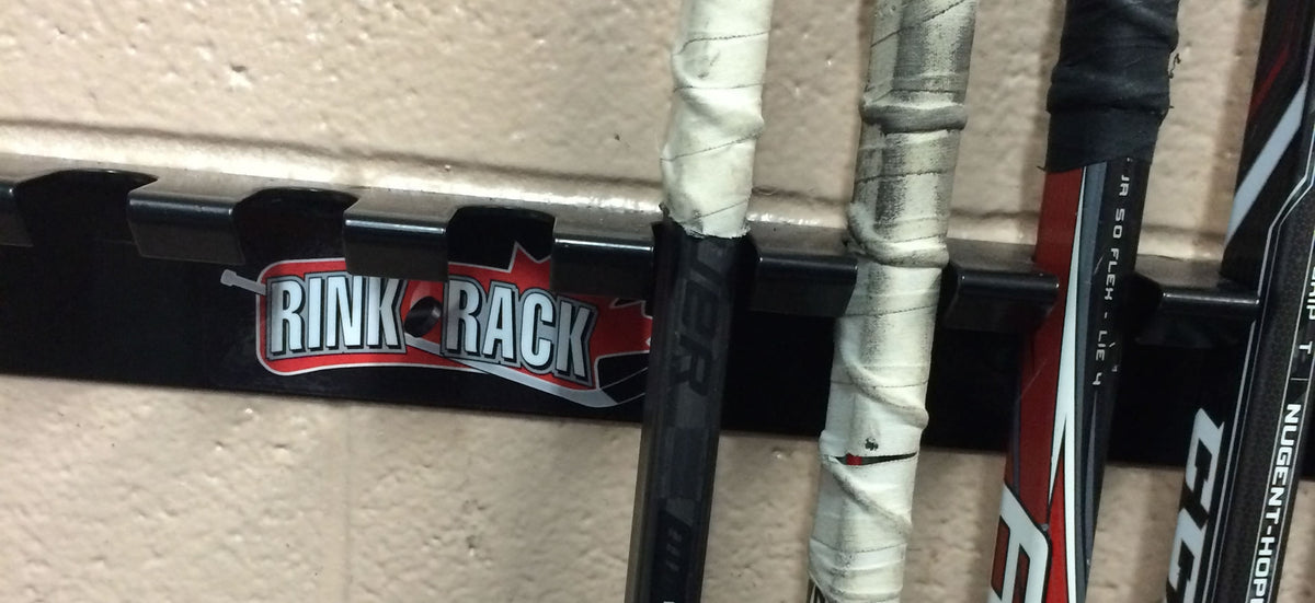 Outdoor Rink Stick Rack Rink Rack - The World's Most Amazing Hockey Stick Organizer!